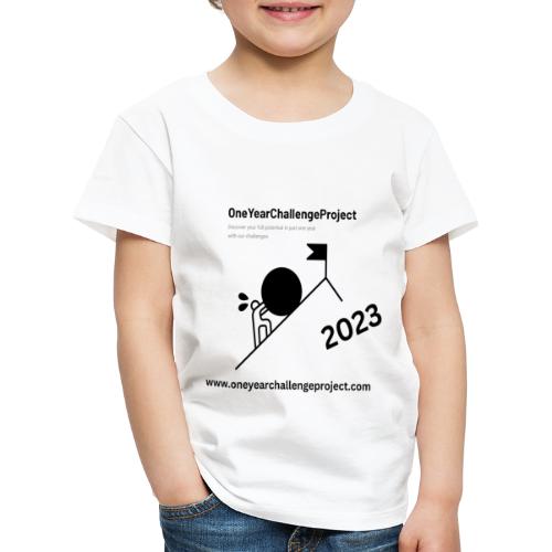OneYearChallengeProject 2023 - Koszulka dziecięca Premium