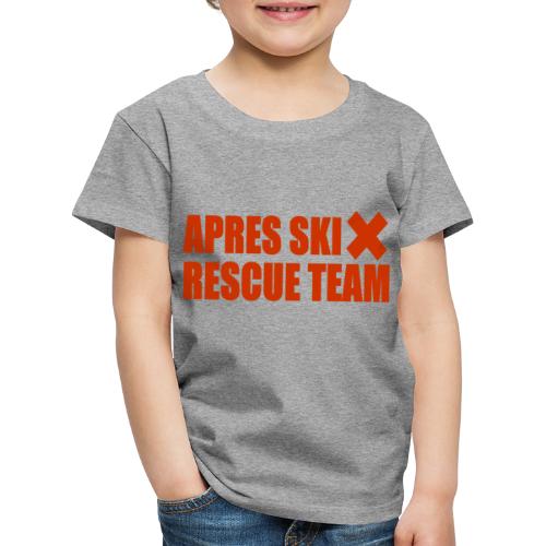 apres-ski rescue team - Kinderen Premium T-shirt