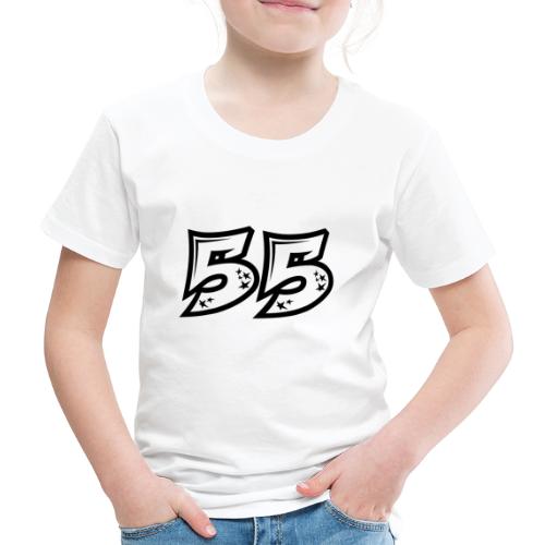 55 läpinäkyvänä - Lasten premium t-paita