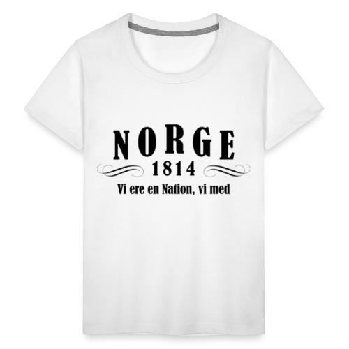 Norge 1814 - Premium T-skjorte for barn