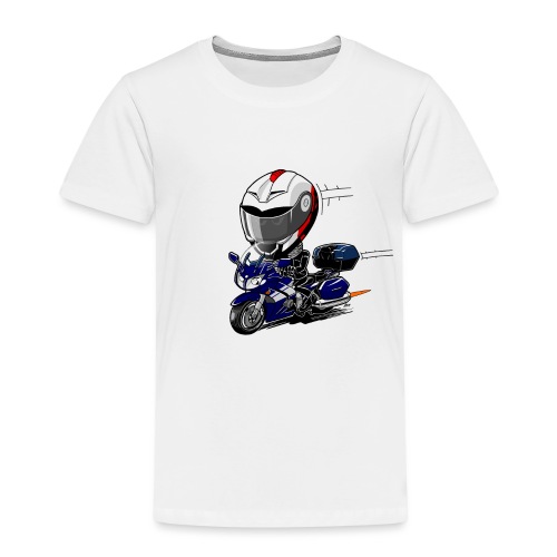 FJR OceanBlue helm en kofferset - Kinderen Premium T-shirt