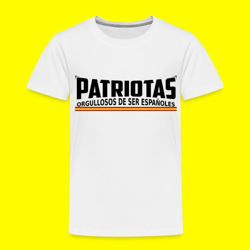 Patriotas españoles logo - Camiseta premium niño