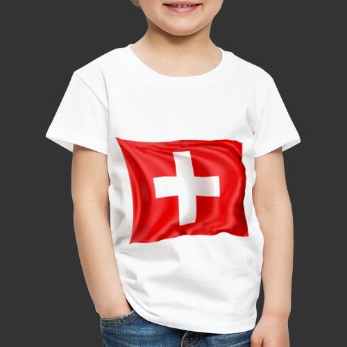 Flaga Szwajcarska Flaga Narodowa - Koszulka dziecięca Premium