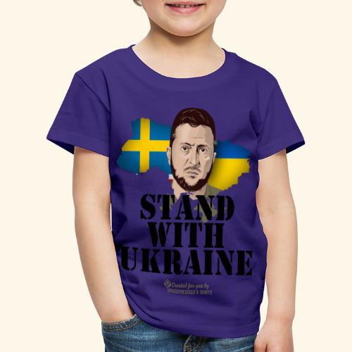 Ukraine Schweden - Kinder Premium T-Shirt