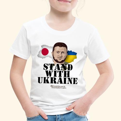 Ukraine T-Shirt Design Japan Selenskyj - Kinder Premium T-Shirt