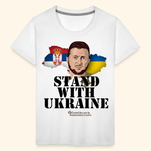 Serbia Ukraine Zelensky - Kinder Premium T-Shirt