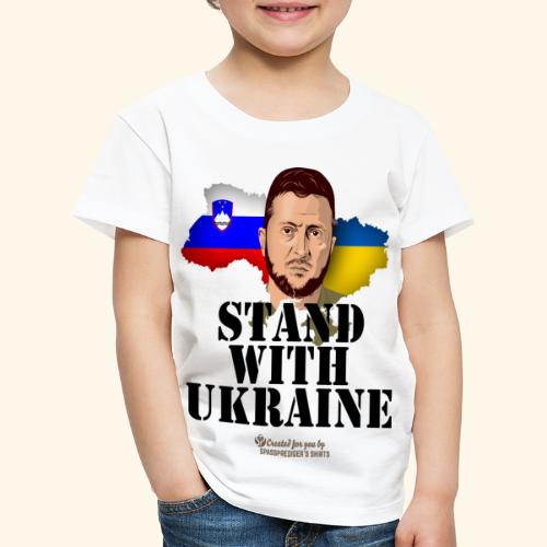 Slowenien Ukraine Selenskyj - Kinder Premium T-Shirt