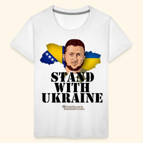 Ukraine Bosnien und Herzegowina - Kinder Premium T-Shirt