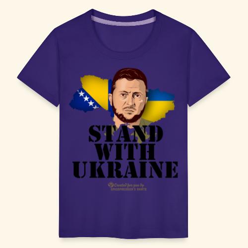 Ukraine Bosnien und Herzegowina - Kinder Premium T-Shirt