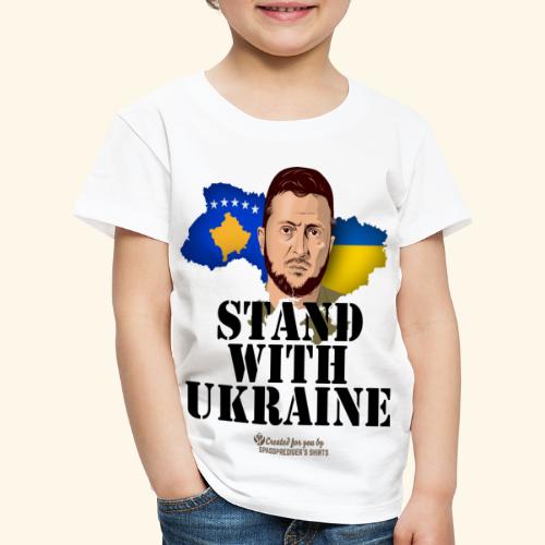 Ukraine Kosovo T-Shirt - Kinder Premium T-Shirt