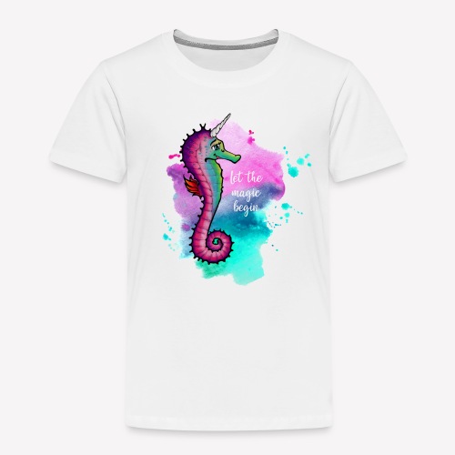 Seahorse-Unicorn - Kinder Premium T-Shirt