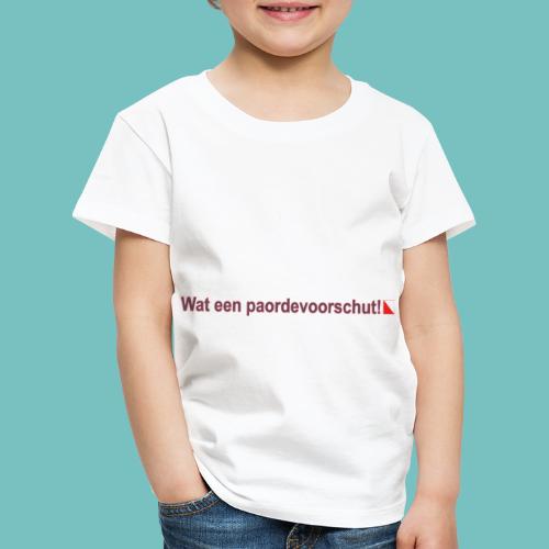 Wat een paordevoorschut hori def b - Kinderen Premium T-shirt