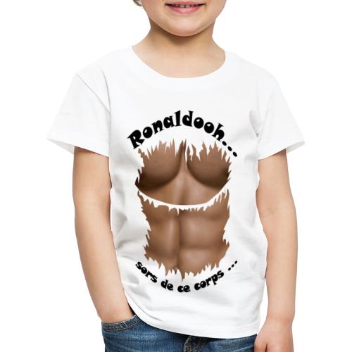 Ronaldooh abdominaux football FC - T-shirt Premium Enfant