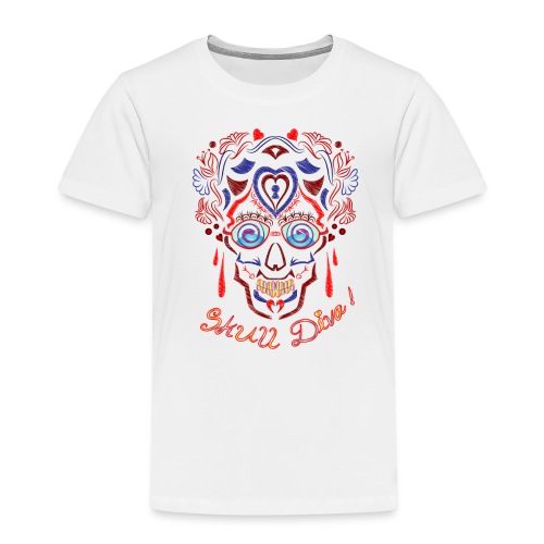 Skull Tattoo Art - Kids' Premium T-Shirt