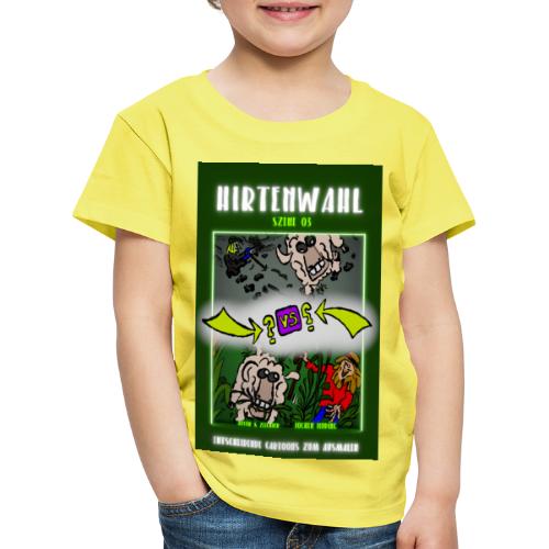 Hirtenwahl - Szene 03 - Mietling vs. guter Hirte - Kinder Premium T-Shirt