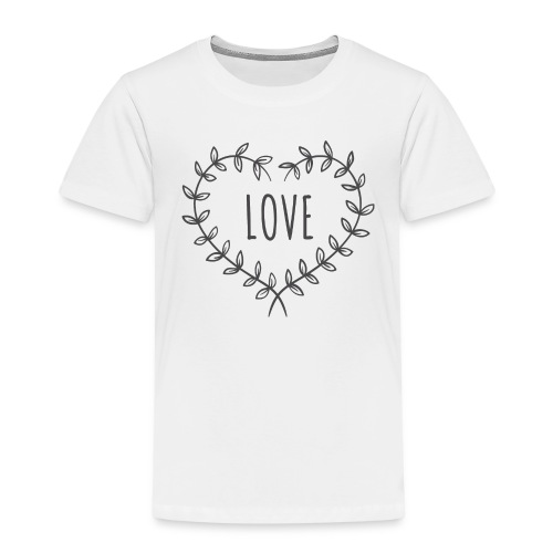Herz-Liebe - Kinder Premium T-Shirt