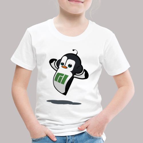 Manjaro Mascot strong left - Kids' Premium T-Shirt