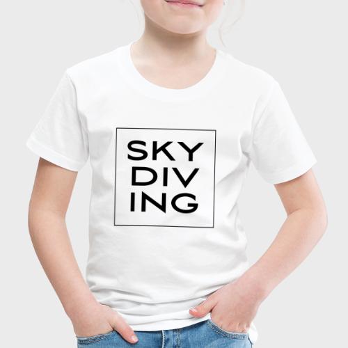 SKY DIV ING Black - Kinder Premium T-Shirt