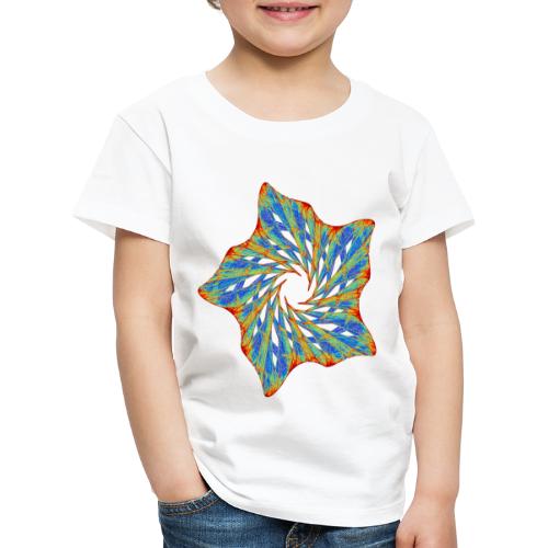 Fargerik sjøstjerne med torner 9816j - Premium T-skjorte for barn
