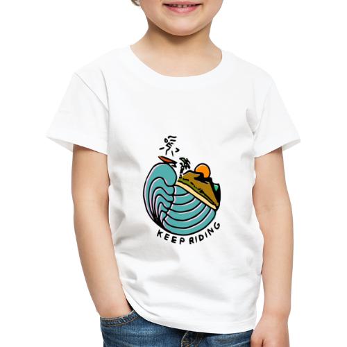 Surfeur au Couchant - T-shirt Premium Enfant