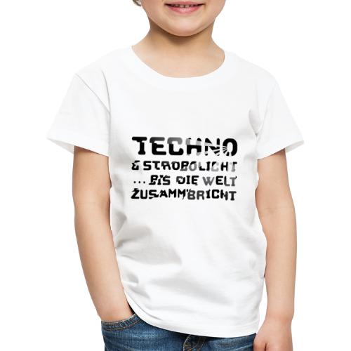 Techno & Strobo II - Kinder Premium T-Shirt