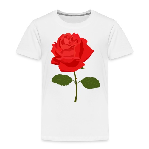 Red Rose - Kinderen Premium T-shirt