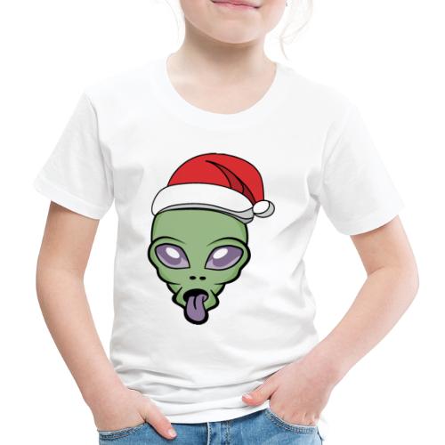 alieno Santa claus - Maglietta Premium per bambini