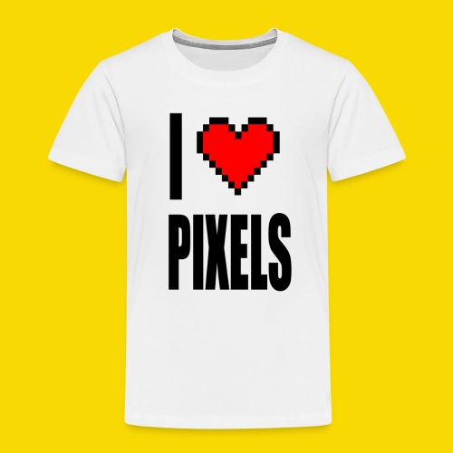 I Love Pixels - Koszulka dziecięca Premium