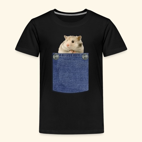 hamster in the poket - Maglietta Premium per bambini