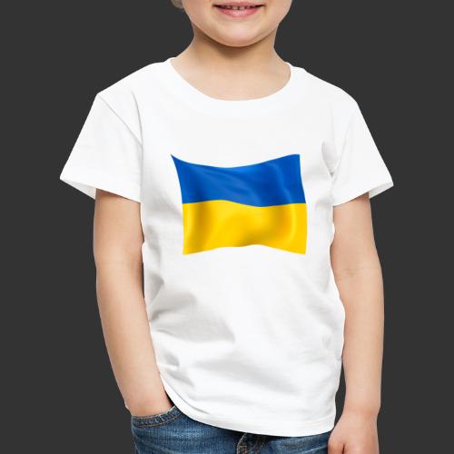 Flaga Ukrainy Flaga narodowa - Koszulka dziecięca Premium