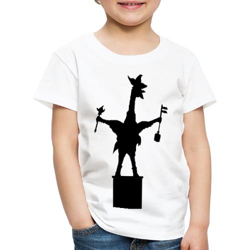 De Tullepetaon op zijn sokkel - Kinderen Premium T-shirt