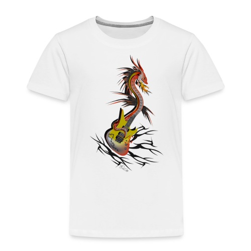 Guitar Dragon - Kinder Premium T-Shirt