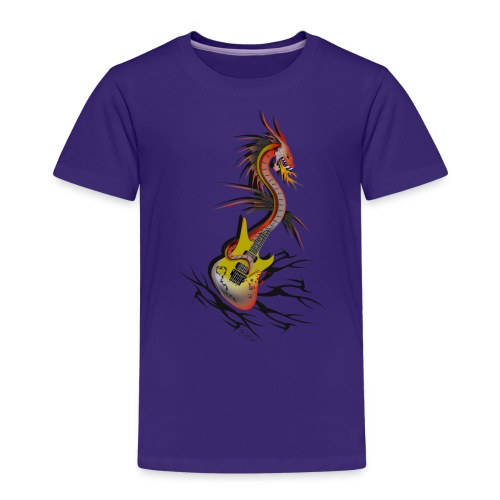 Guitar Dragon - Kinder Premium T-Shirt