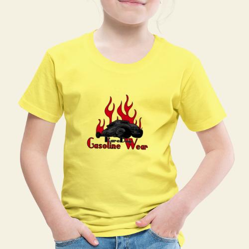 2 Window Hotrod with Flames - Børne premium T-shirt