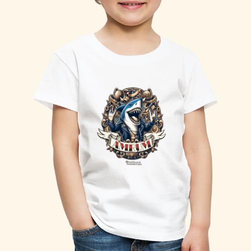 Amrum rockt cooler Hai - Kinder Premium T-Shirt