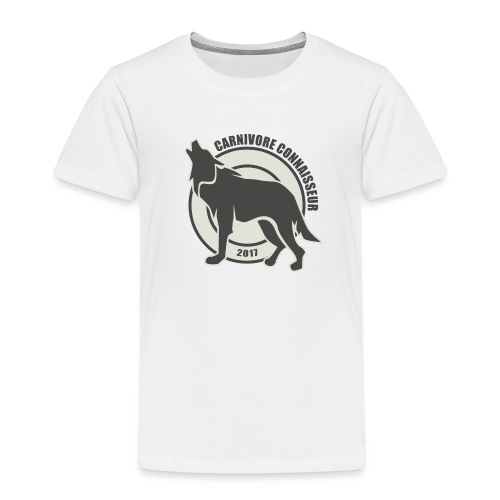 Fleischfresser - Grillshirt - Der mit dem Wolf heu - Kinder Premium T-Shirt