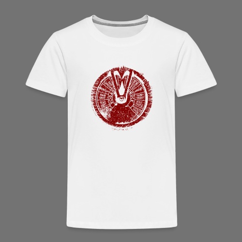 Maschinentelegraph (röd oldstyle) - Premium-T-shirt barn