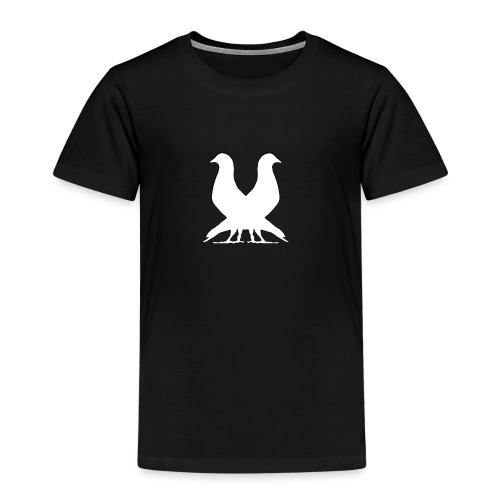 2pigeonswhite png - Kids' Premium T-Shirt