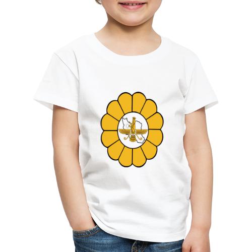 Faravahar Iran Lotus - Børne premium T-shirt