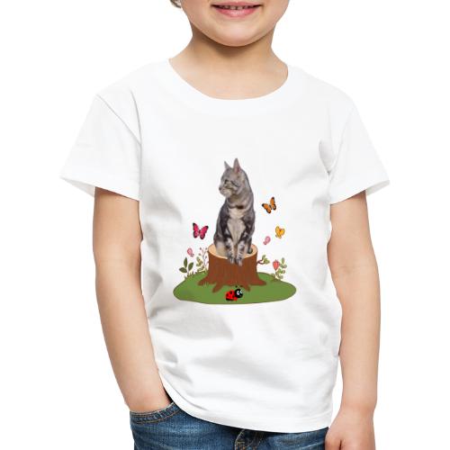 Dexter sur son tronc d'arbre - T-shirt Premium Enfant
