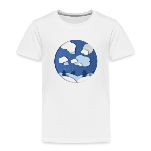 Winterpattern - Kinder Premium T-Shirt