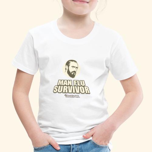 Man Flu Survivor T-Shirt Design - Kinder Premium T-Shirt
