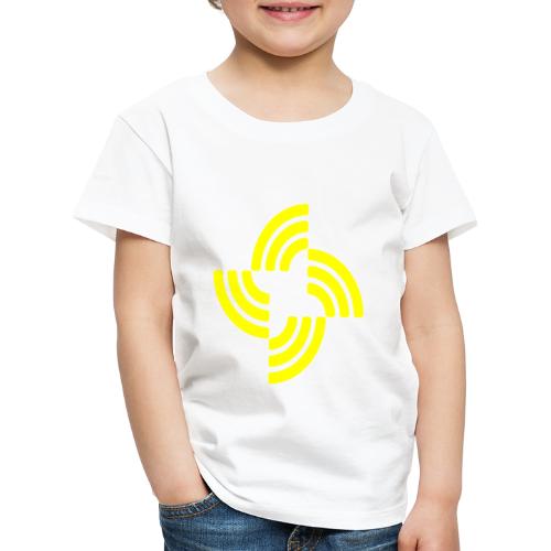 Streamr logo on the front in yellow - Kids' Premium T-Shirt