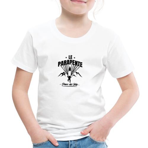 LE PARAPENTE DONNE DES AILES ! (noir) - T-shirt Premium Enfant