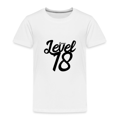 Forever Level 18 Gamer Geburtstag Geschenk Ideen - Kinder Premium T-Shirt