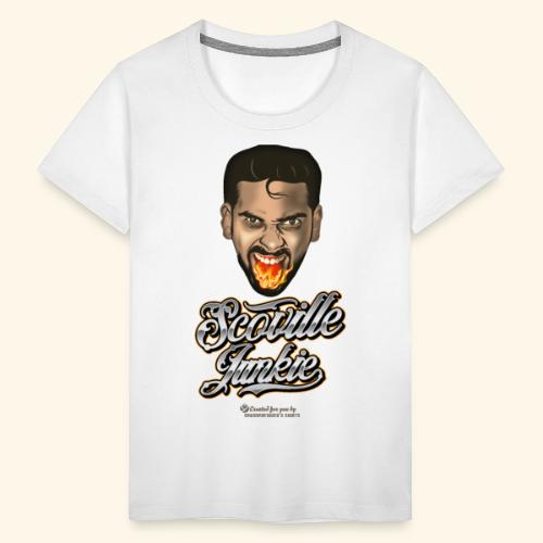 Chili Fan T-Shirt Scoville Junkie - Kinder Premium T-Shirt