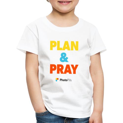 Planlæg & bed - Børne premium T-shirt