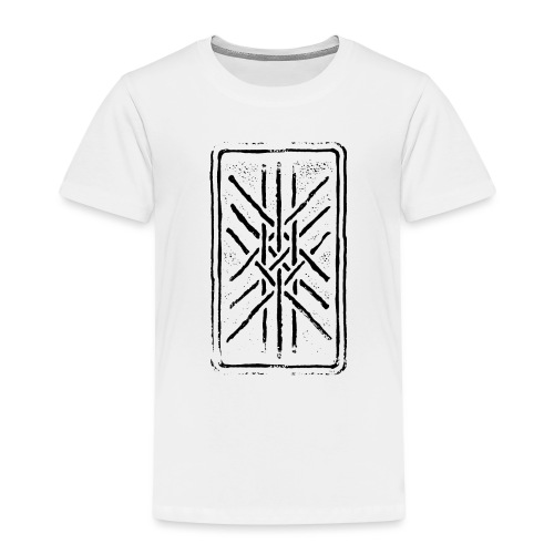 Netz von Wyrd Gitter Skulds Netz Binderune Symbol - Kinder Premium T-Shirt
