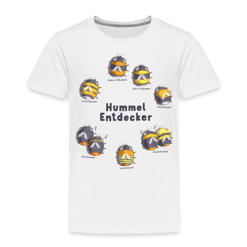Bumblebee Explorer - do you know all bumblebee species? - Kids' Premium T-Shirt