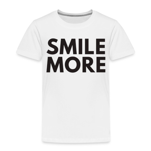 Smile more Geschenk - Kinder Premium T-Shirt